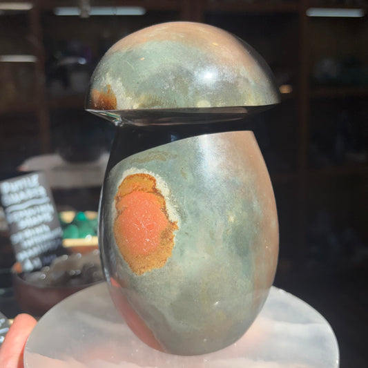 Polychrome Jasper Mushroom