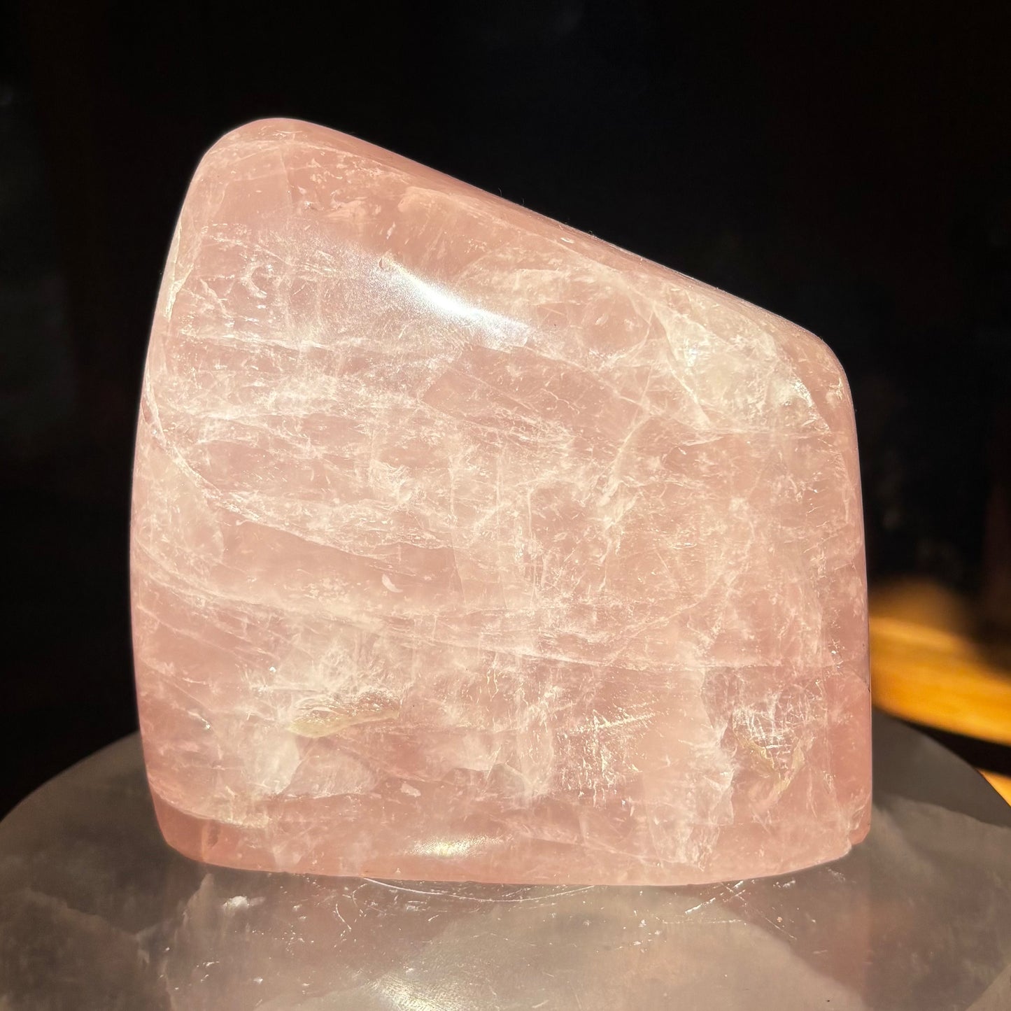 Rose Quartz Flame/Freeform