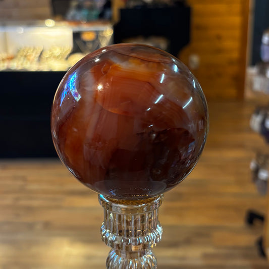 Carnelian Sphere/Egg