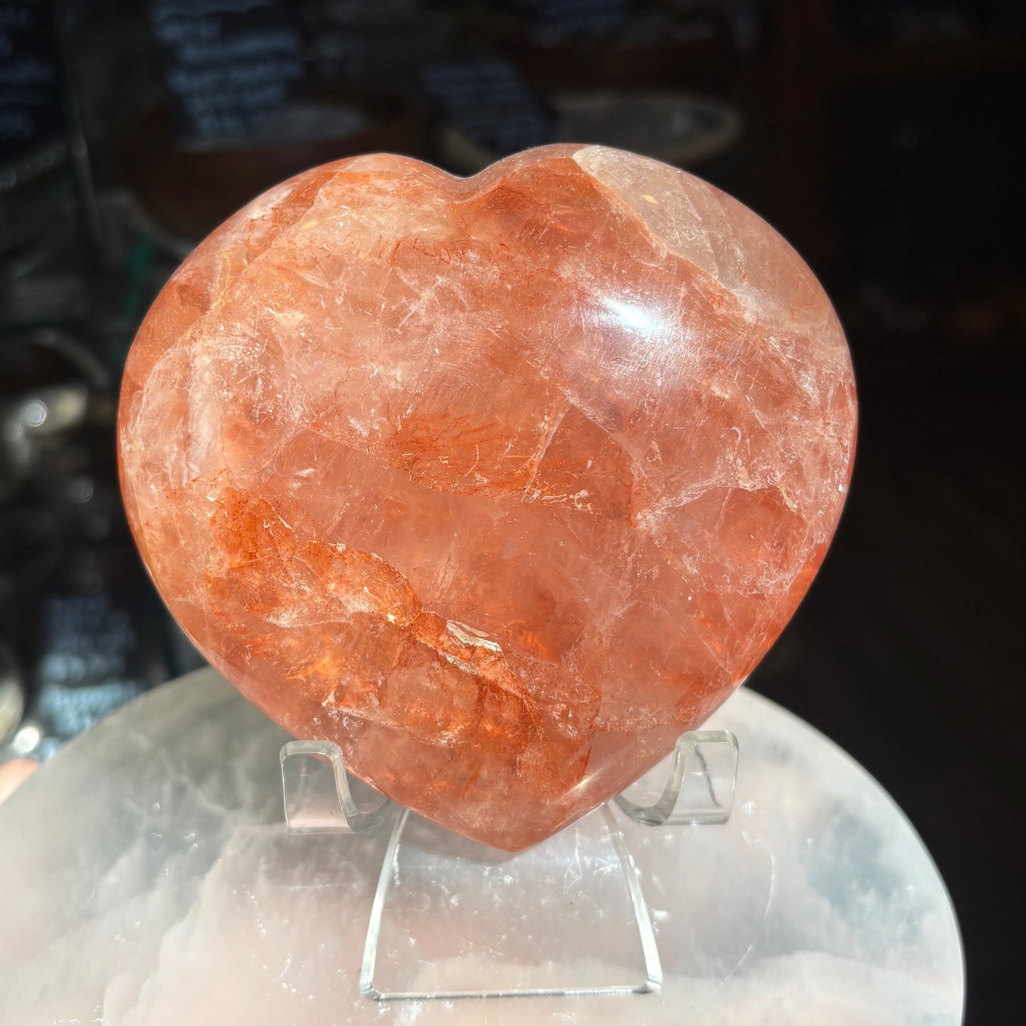 Fire Quartz Heart
