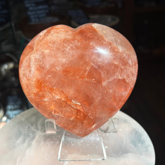 Fire Quartz Heart