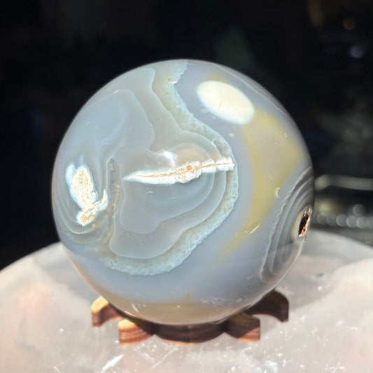 Orca Agate Sphere