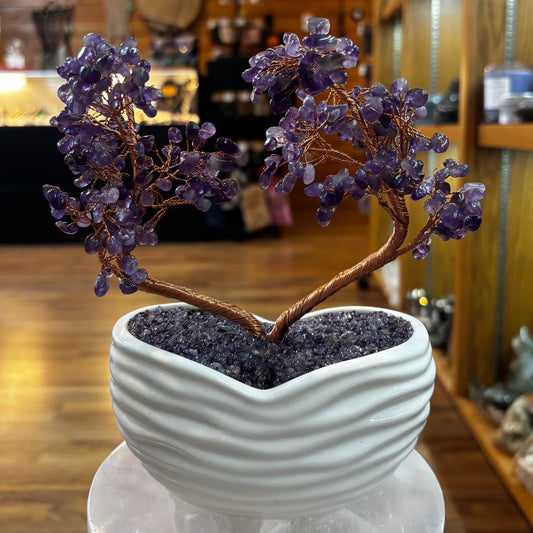 Amethyst Tree Bowl