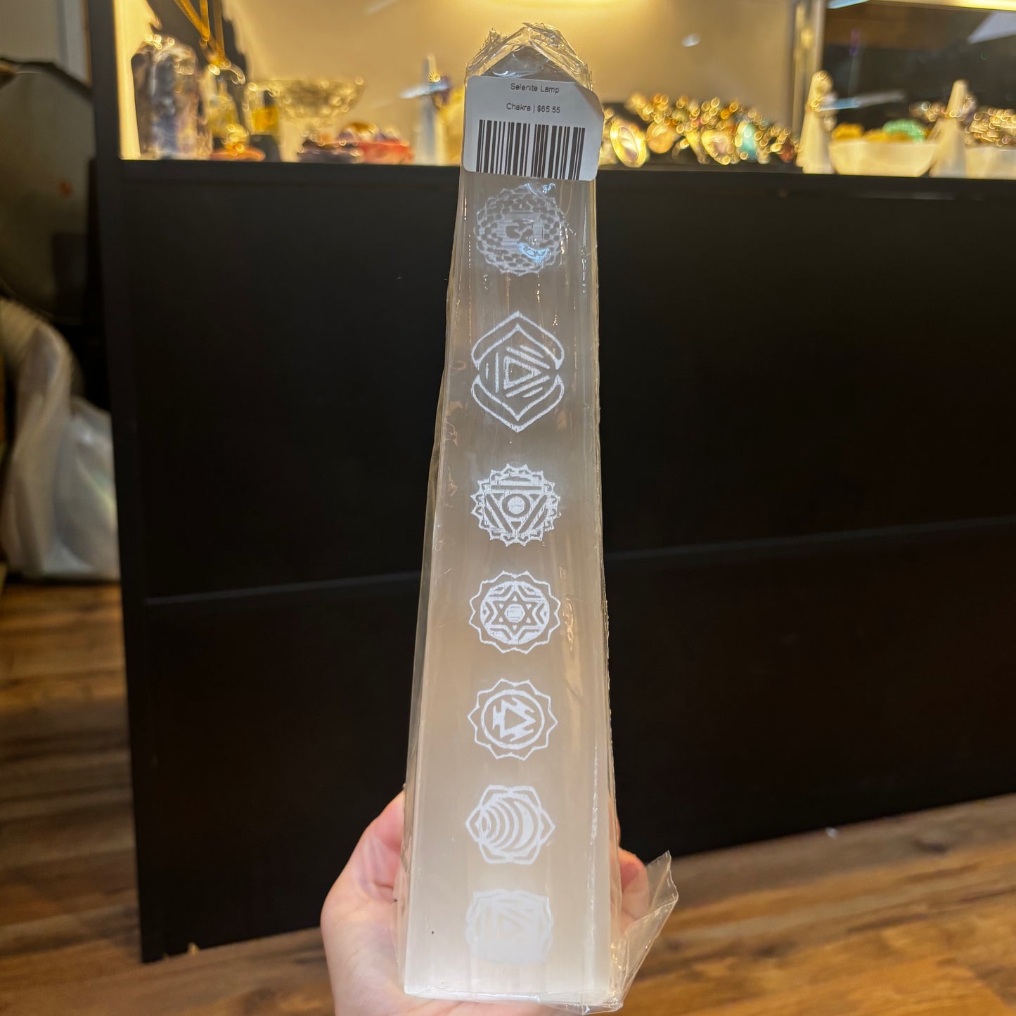 Selenite Lamp