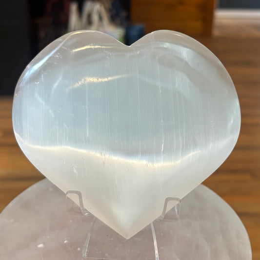 Selenite Heart