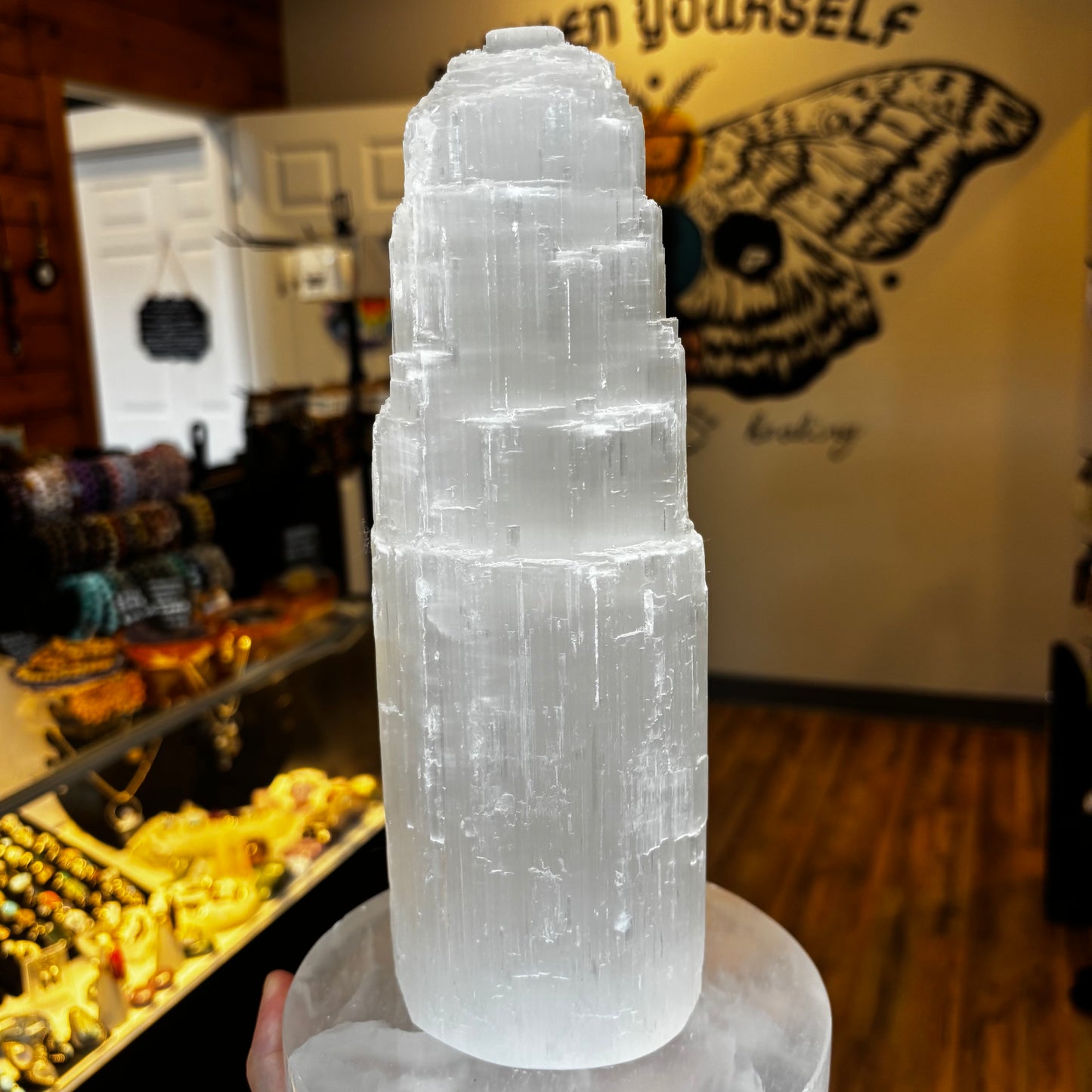 Selenite Lamp