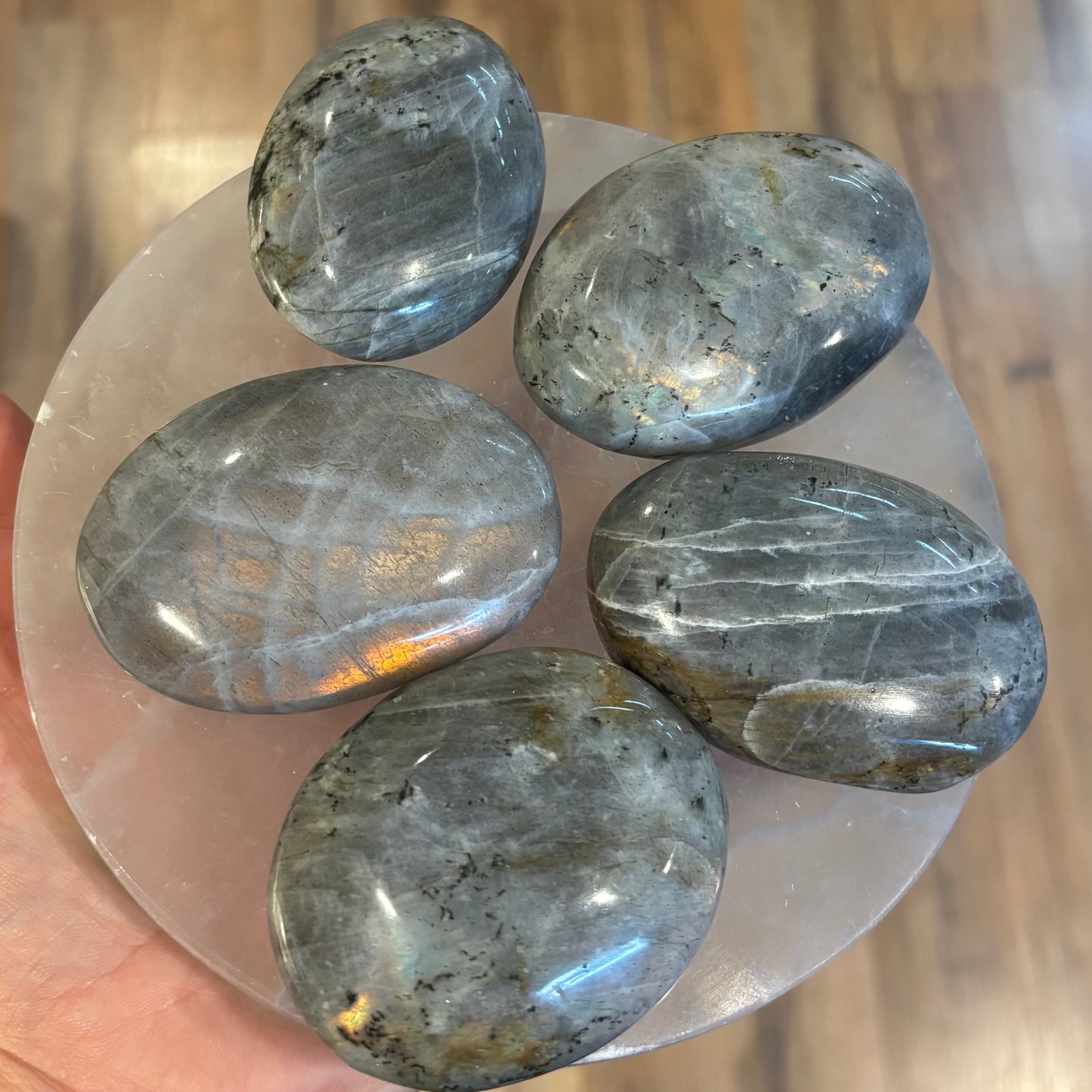 Labradorite Palm Stone