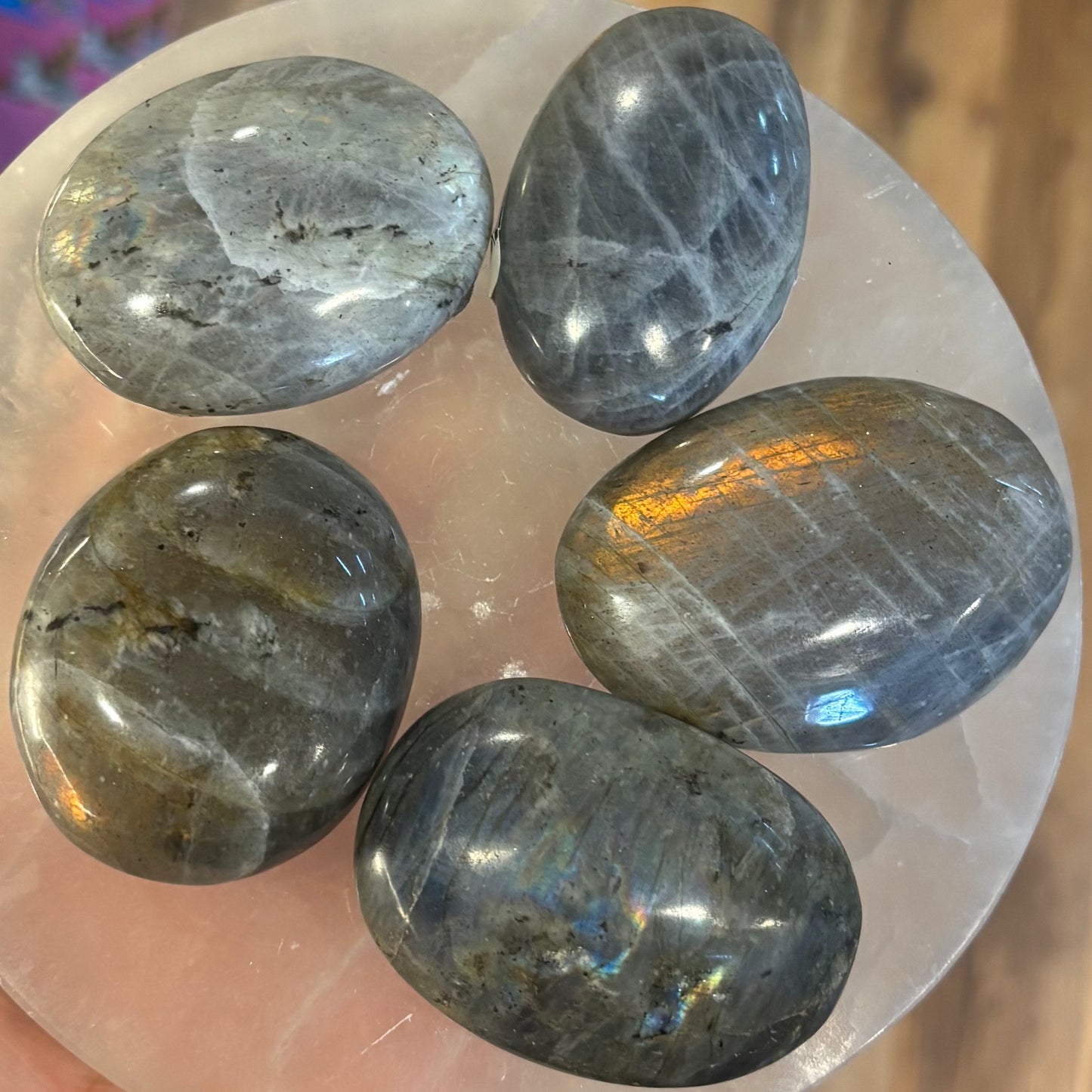 Labradorite Palm Stone