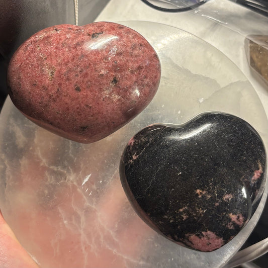 Rhodonite Heart