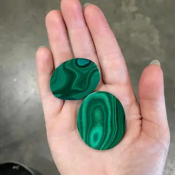 Malachite Worry Stones