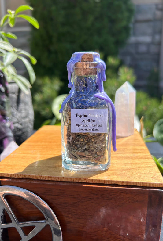 Enhance Intuition, Psychic Powers and Divination Spell Jar
