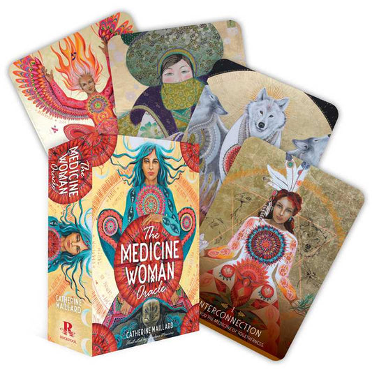Medicine Woman Oracle by Catherine Maillard: Flashcards; 192 pages / English