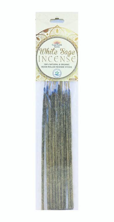 White Sage Resin Rolled  Incense