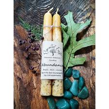 Beeswax Abundance Intention Candle